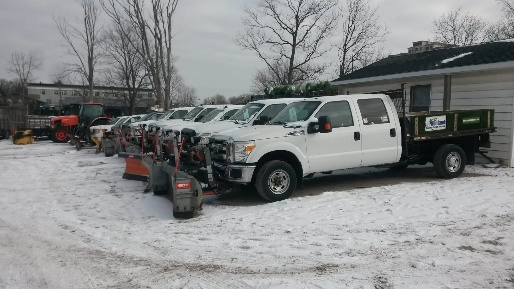 Greenland snow plow fleet in London Ontario