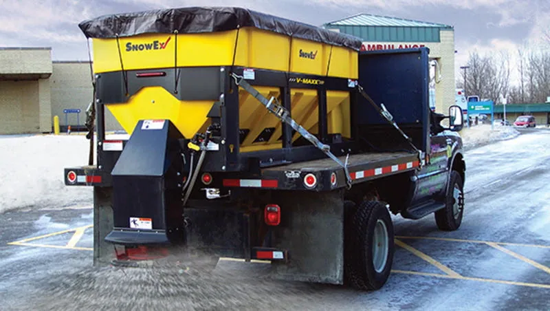 Greenland salt and ice control equipment